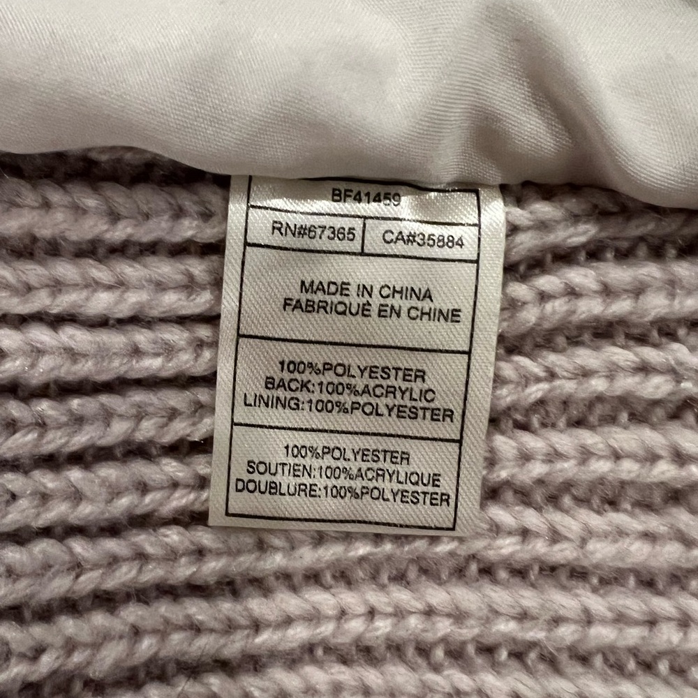 BB Dakota Rennie faux fur knit back front sweater vest | light beige | Size M - Picture 10 of 11